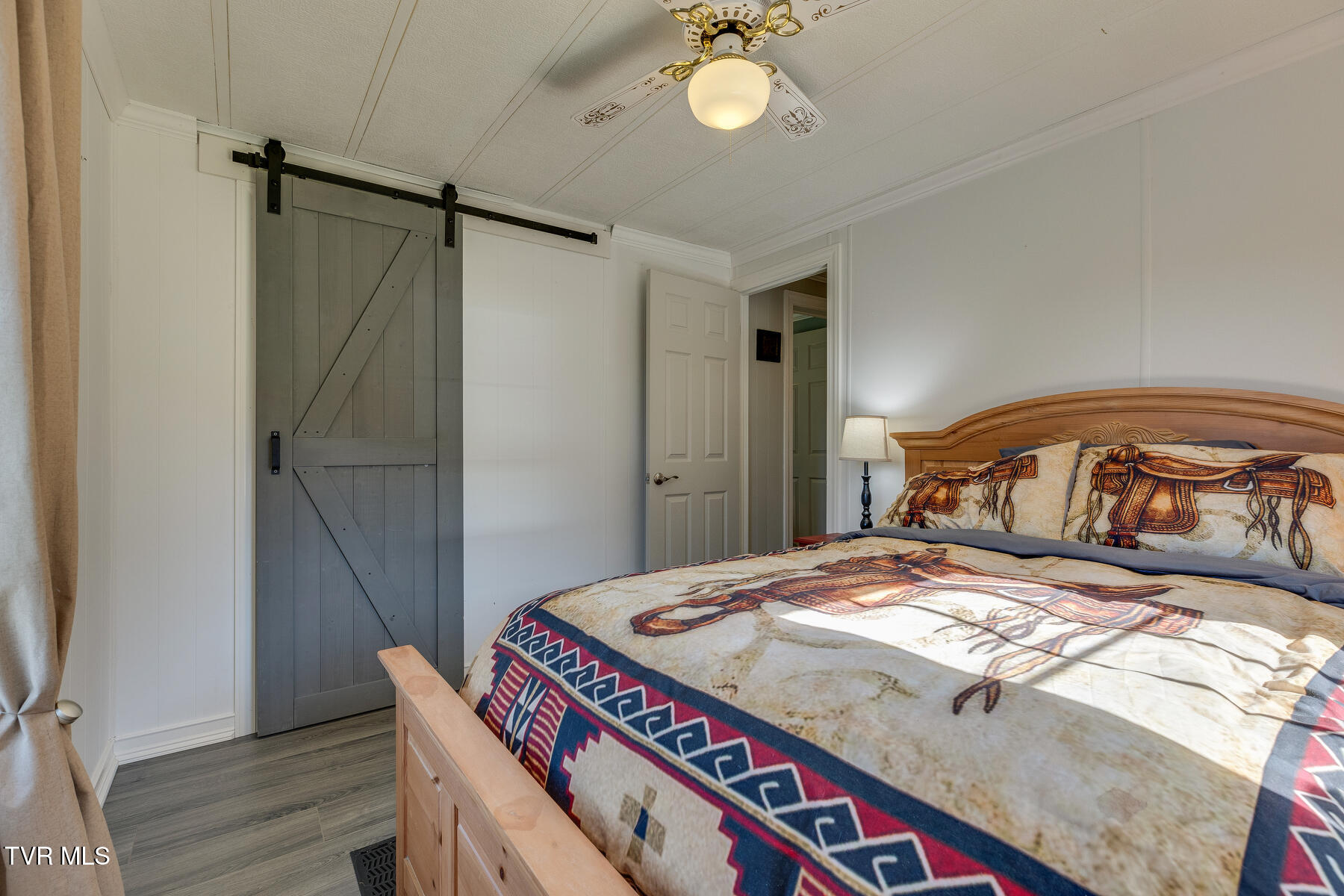 18212 Cleveland Road Abingdon, VA 24211 - Photo 31 of 39 guest room 2 custom barn doors