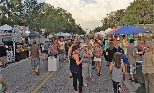 a view of a lake with a city