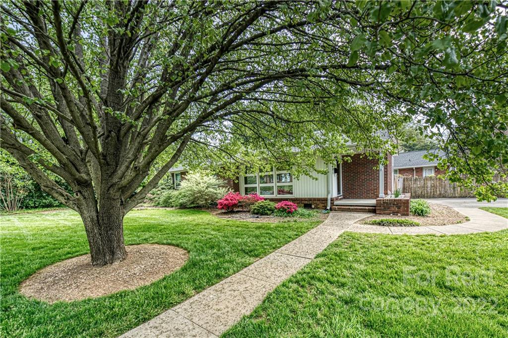4301 Applegate Road Charlotte, NC 28209 - Photo 2 of 21 a front view of a house with garden and trees