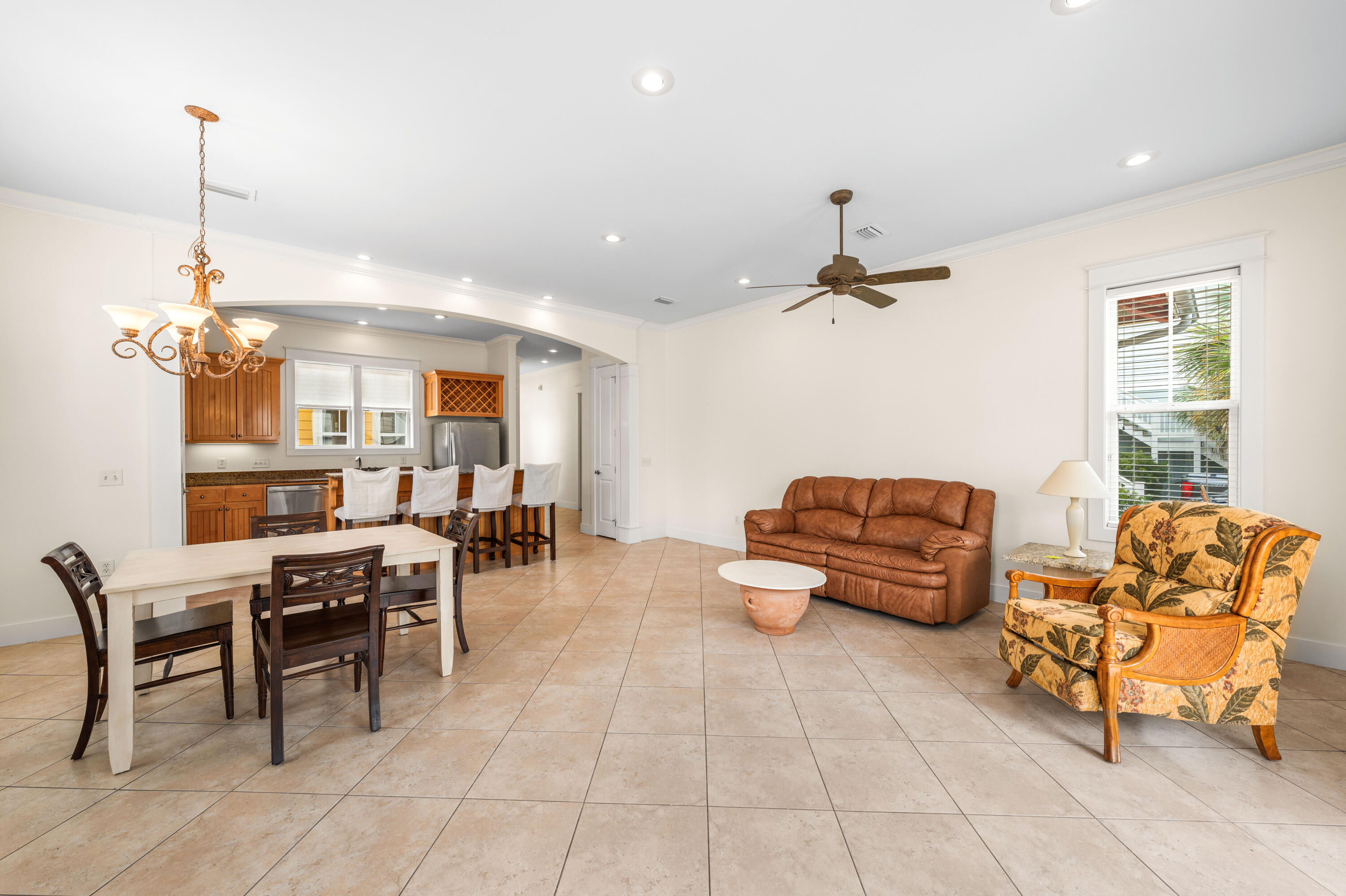 156 West Blue Crab Loop Inlet Beach, FL 32461 - Photo 12 of 35 Living/dining/kitchen