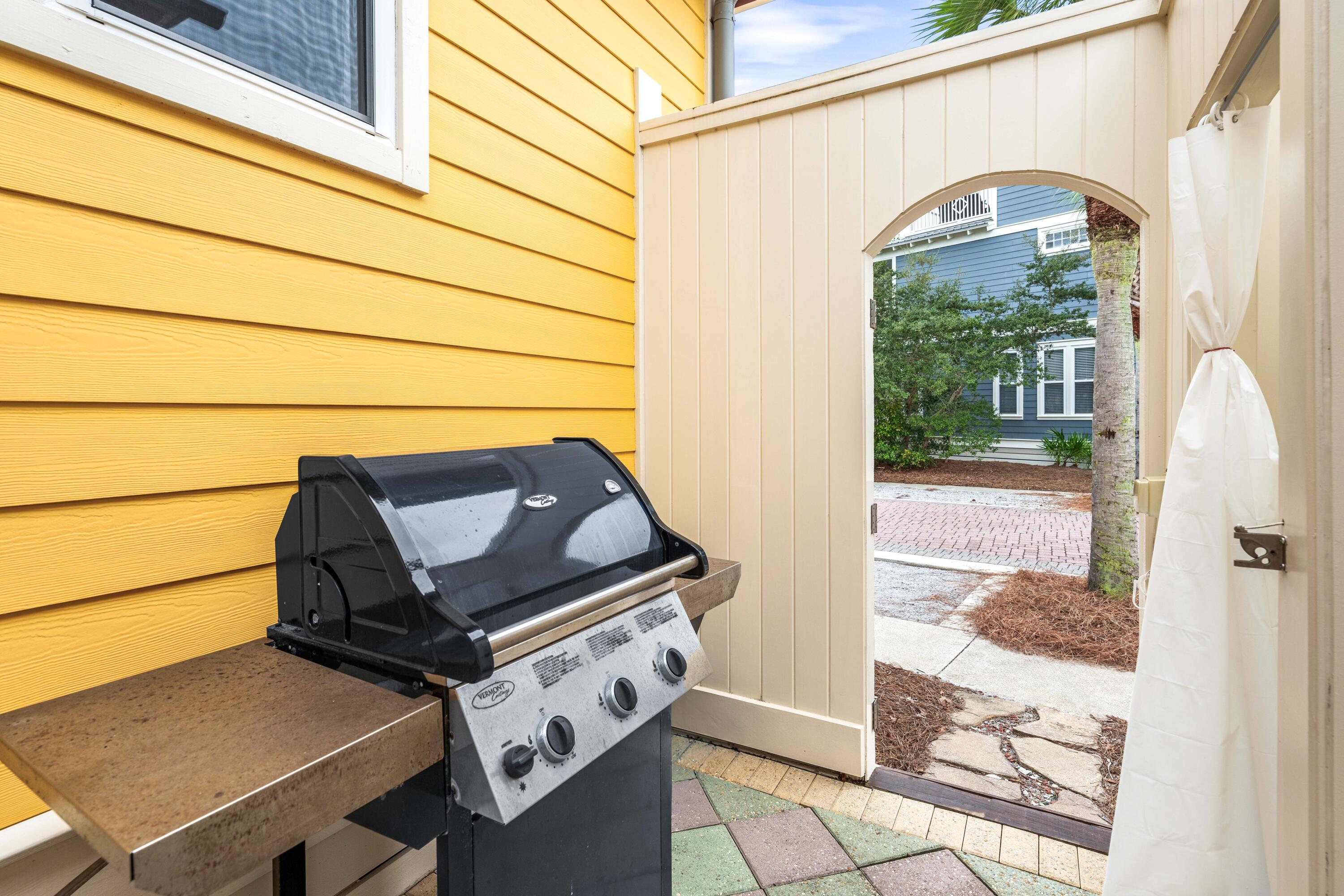 156 West Blue Crab Loop Inlet Beach, FL 32461 - Photo 9 of 35 Grilling area in courtyard