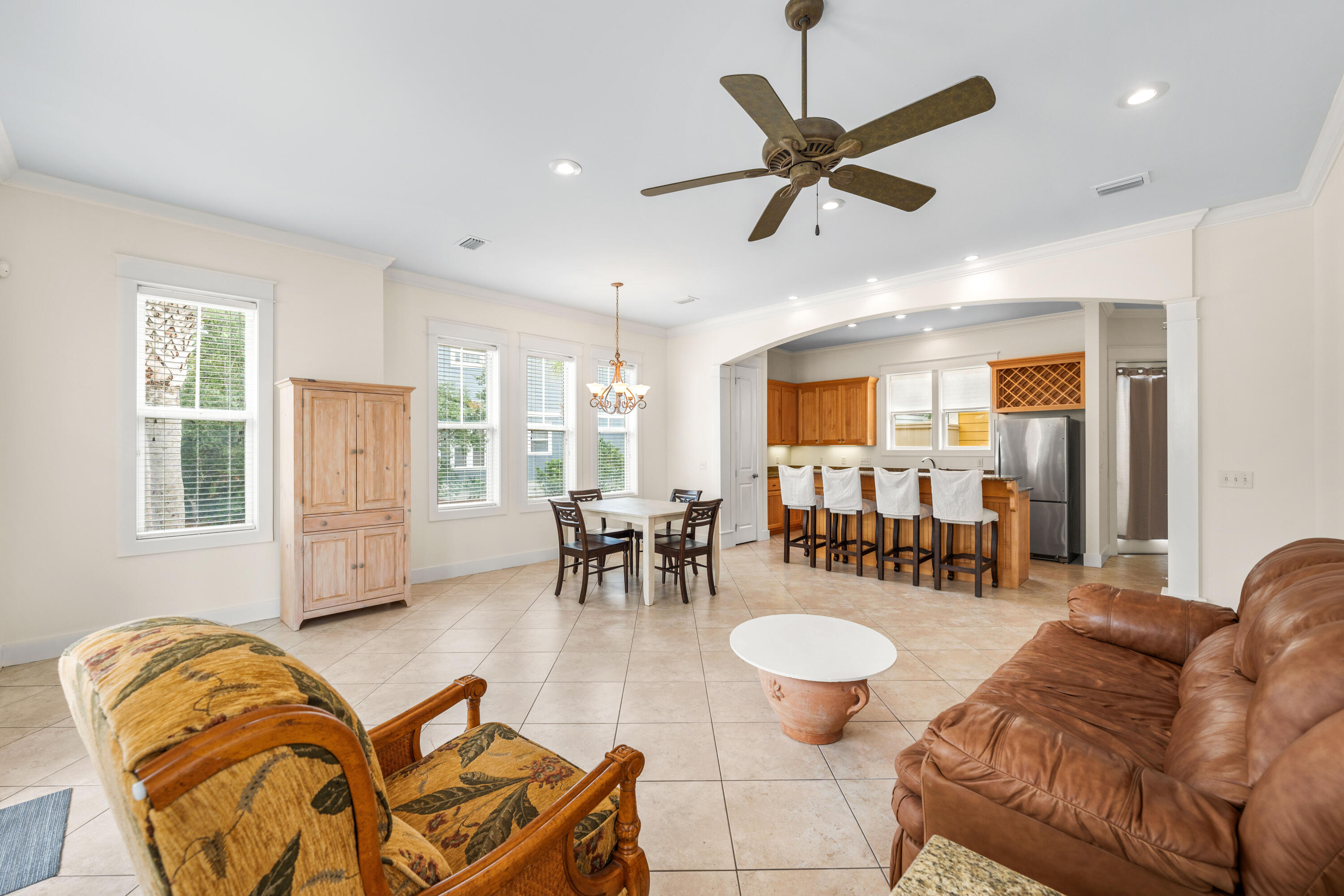 156 West Blue Crab Loop Inlet Beach, FL 32461 - Photo 10 of 35 Large open Living/Dining area