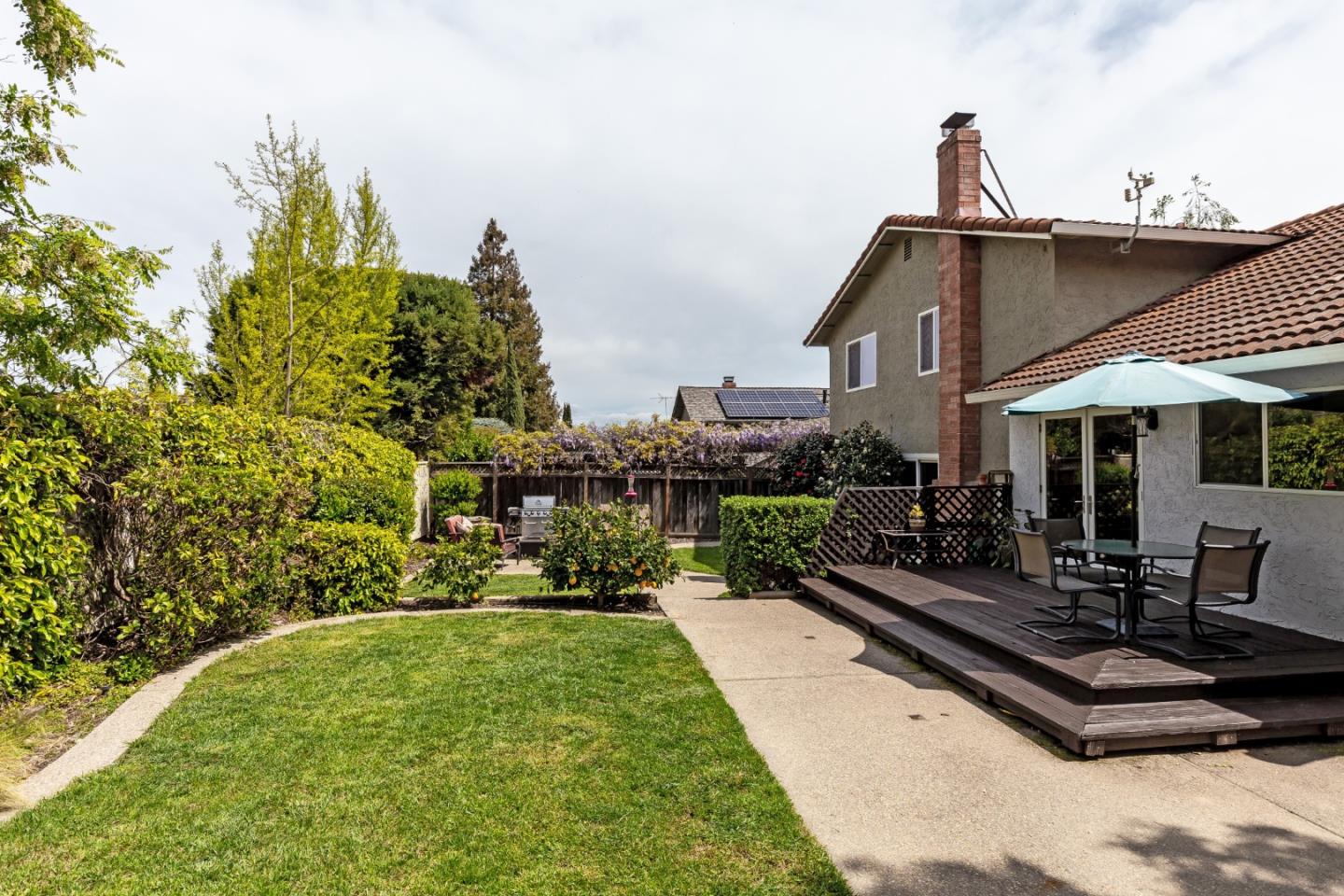 6593 Springpath Lane San Jose, CA 95120 - Photo 29 of 40 a swimming pool with outdoor seating and yard