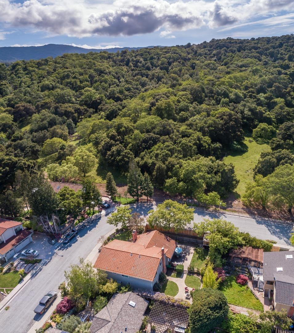 6593 Springpath Lane San Jose, CA 95120 - Photo 34 of 40 an aerial view of a houses with a yard