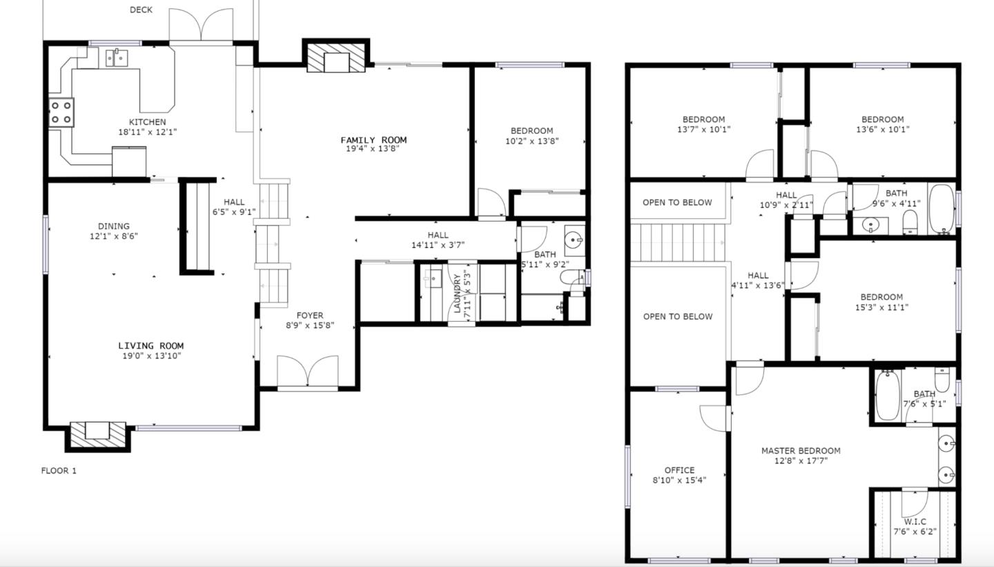 6593 Springpath Lane San Jose, CA 95120 - Photo 40 of 40 a picture of a floor plan