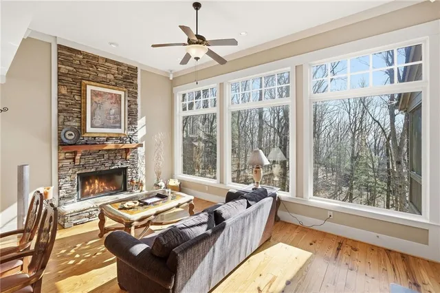 a spacious bedroom with a bed and window