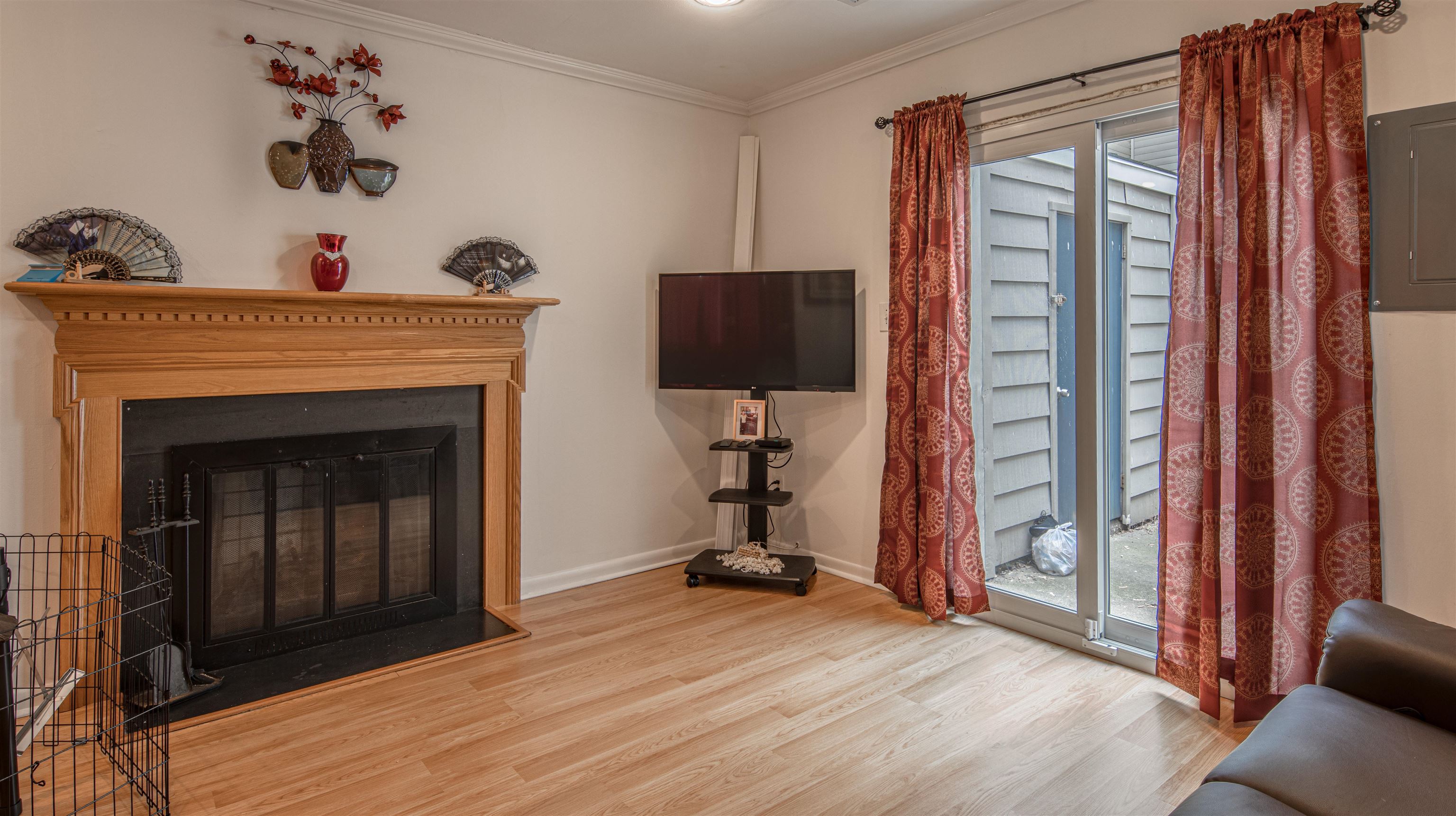 102 Mason Clementon, NJ 08021 - Photo 6 of 12 a view of a livingroom with a fireplace and a window