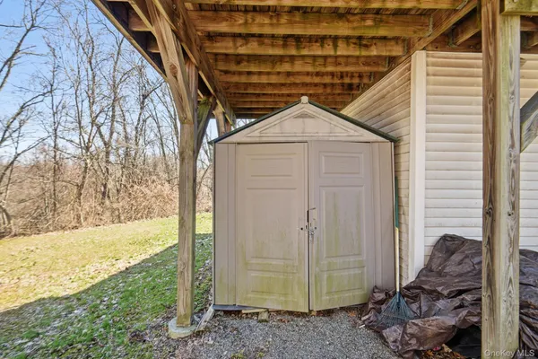 a view of a tiny door in the house