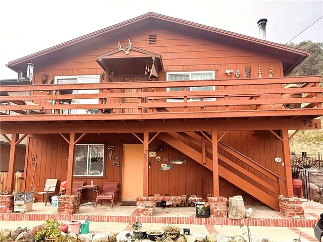 a front view of a building