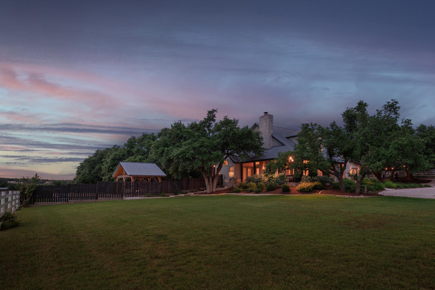 1550 Deerfield Road Dripping Springs, TX 78620 - Photo 1 of 1 Welcome to 1550 Deerfield Rd. - A stunning Gentleman's Ranch on 11.3+ gorgeous, serene and private acres between Dripping Springs and Austin.