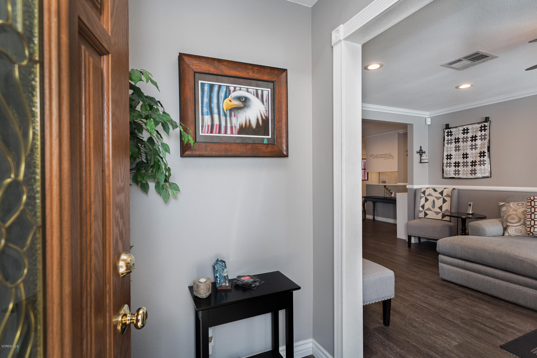 6295 Caroline Avenue Simi Valley, CA 93063 - Photo 6 of 27 a living room with furniture and wooden floor