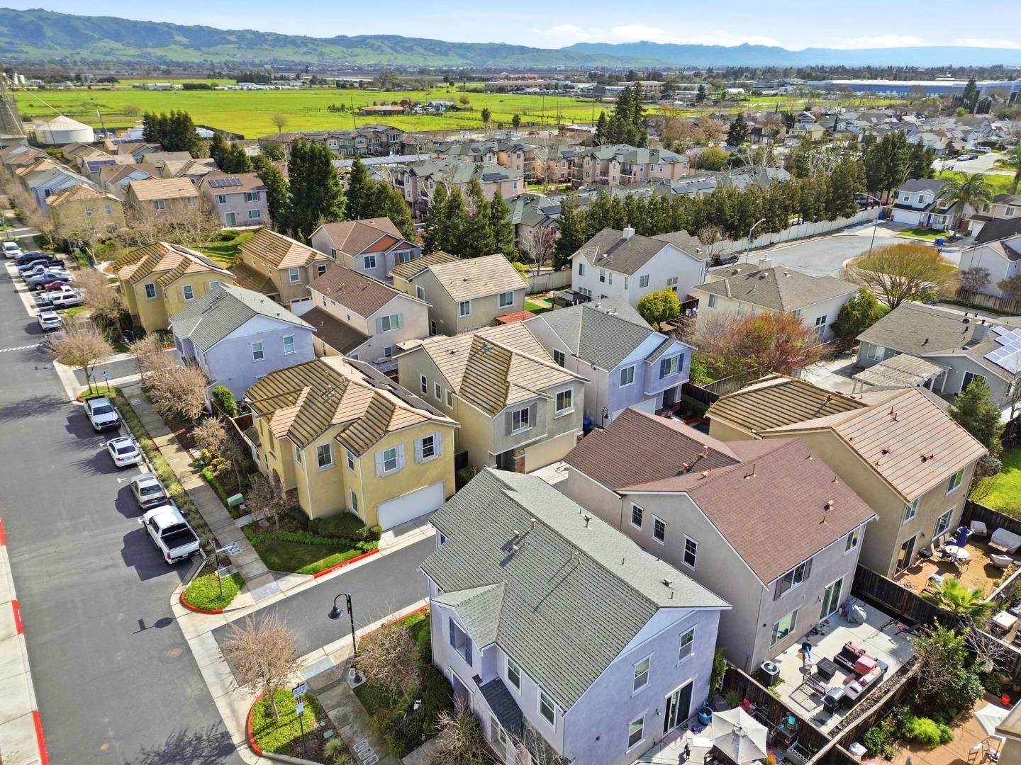 170 Sturla Way Gilroy, CA 95020 - Photo 49 of 64 an aerial view of a building with garden space and ocean view