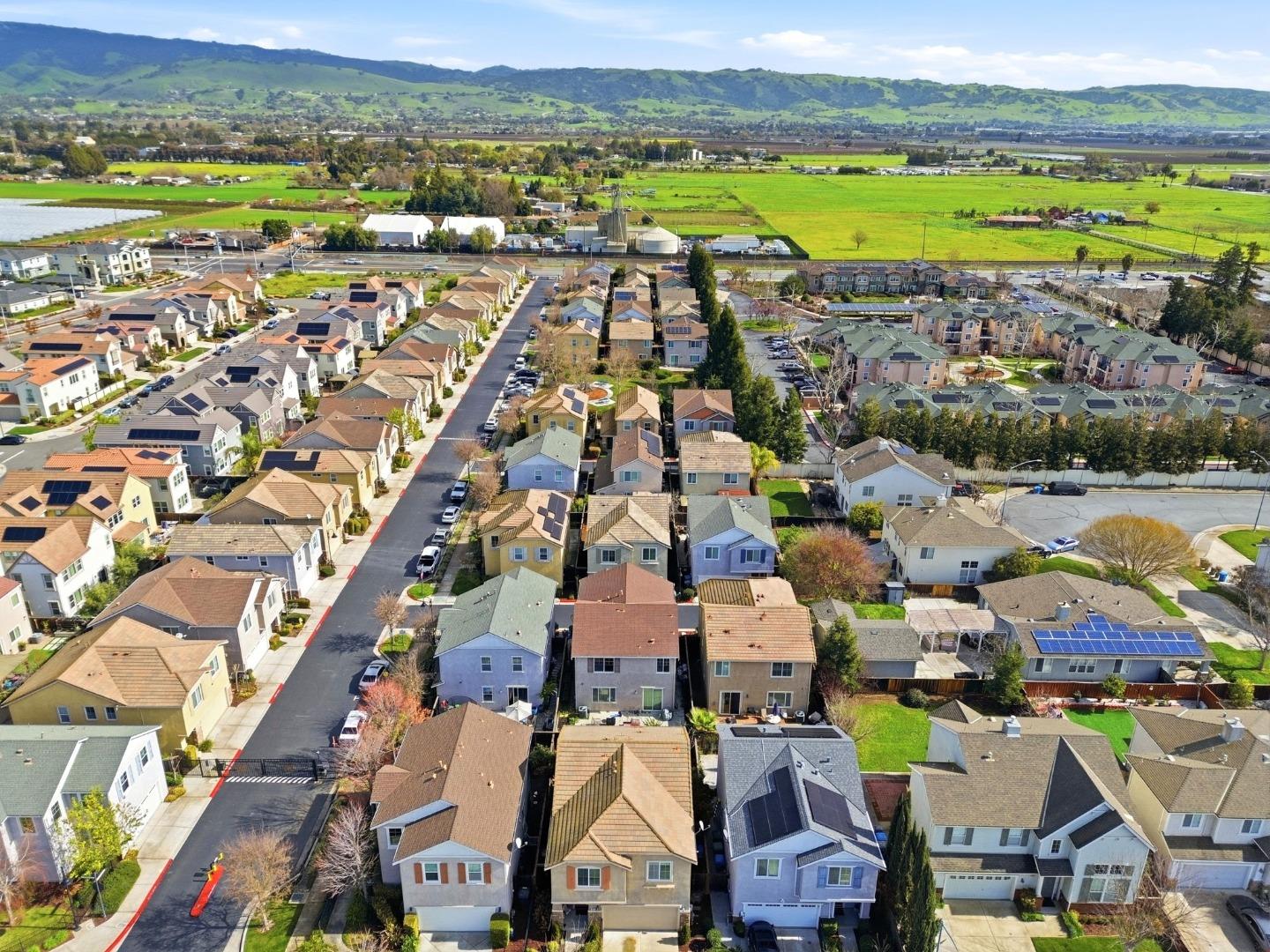 170 Sturla Way Gilroy, CA 95020 - Photo 52 of 64 an aerial view of residential building and lake