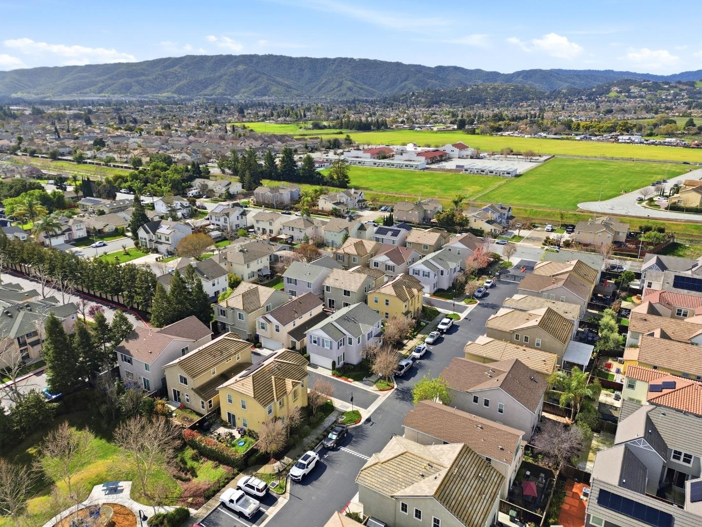 170 Sturla Way Gilroy, CA 95020 - Photo 64 of 64 an aerial view of residential houses with outdoor space