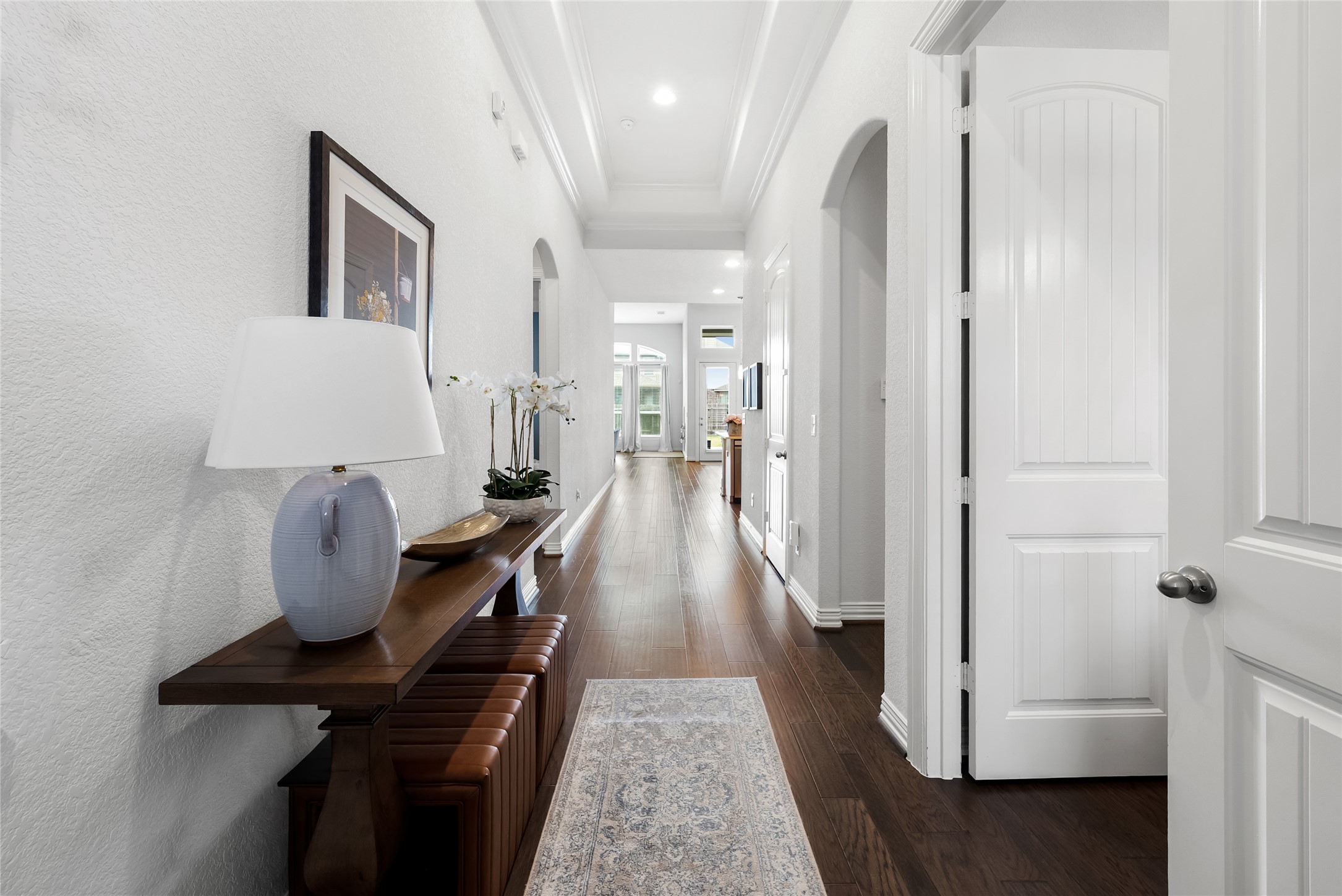 19901 Isle Of Glass Street Pflugerville, TX 78660 - Photo 6 of 40 a view of hallway with furniture