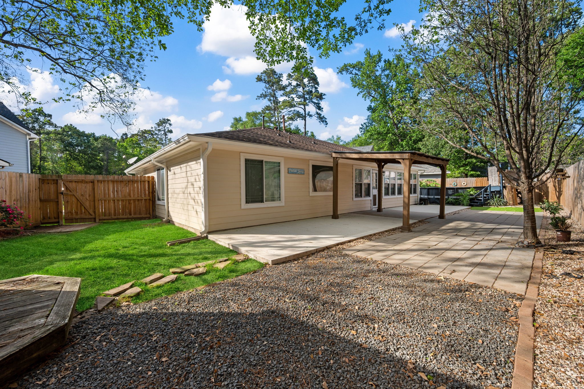21893 Pinewilde Court Porter, TX 77365 - Photo 5 of 25 a view of a house with a yard