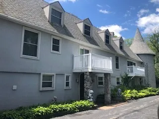 a view of yard with green space