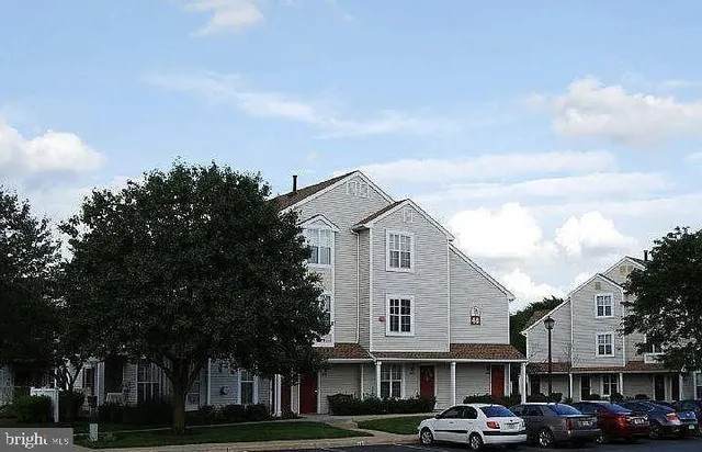 a view of a street with houses