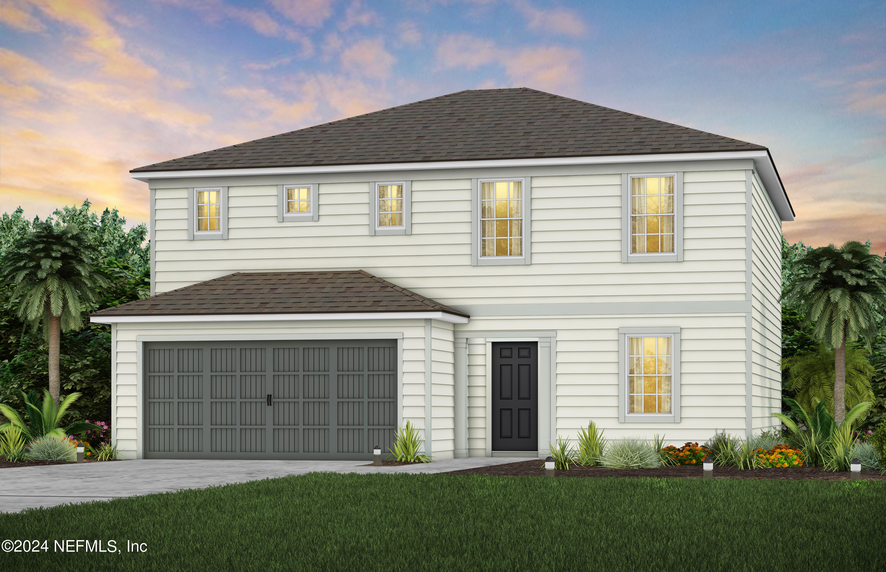 5460 Integrity Way Jacksonville, FL 32244 - Photo 31 of 31 a front view of a house with a garden and yard