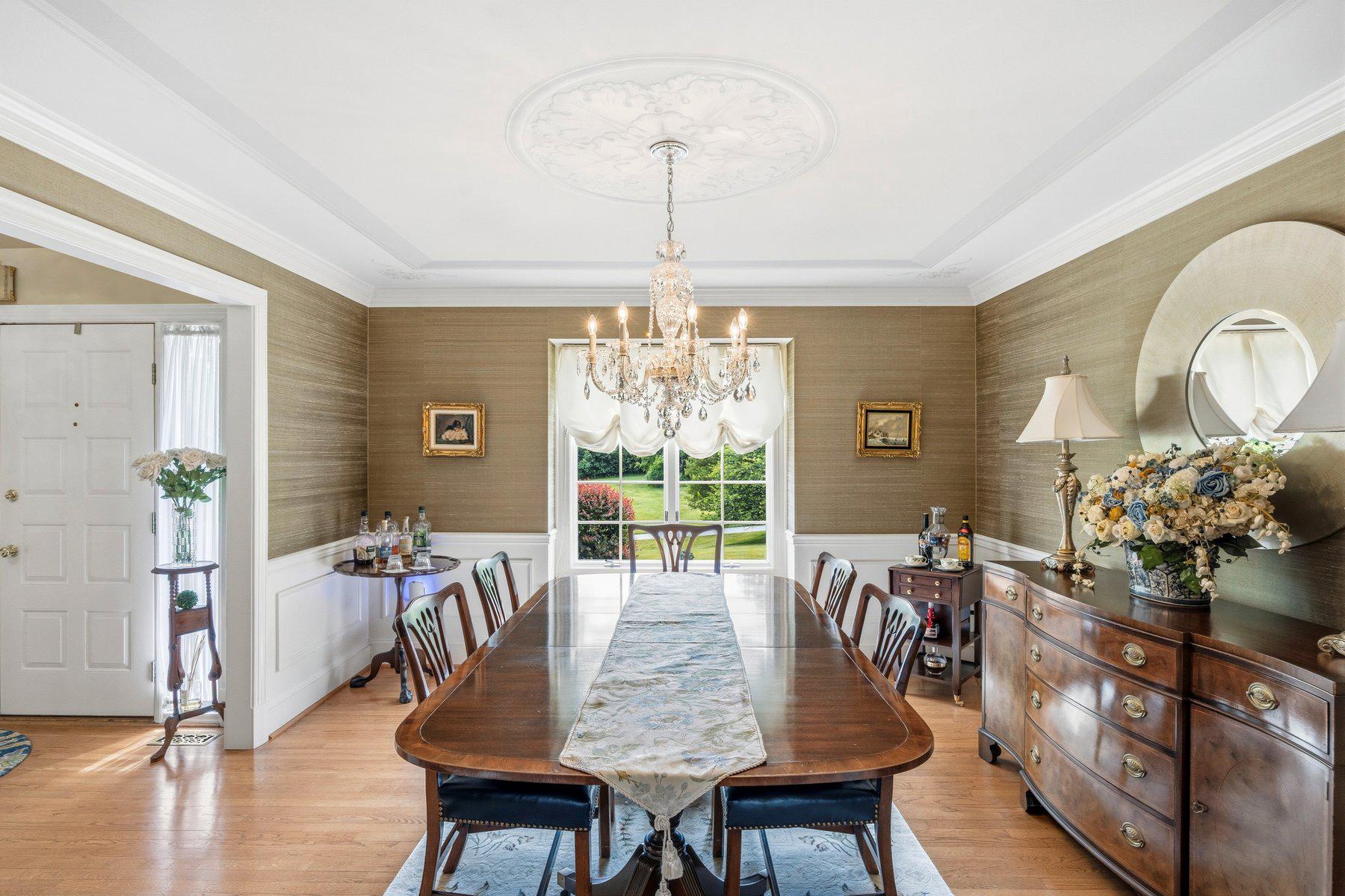 3625 Stansbury Mill Road Phoenix, MD 21131 - Photo 5 of 64 Dining room with hardwood floors and millwork