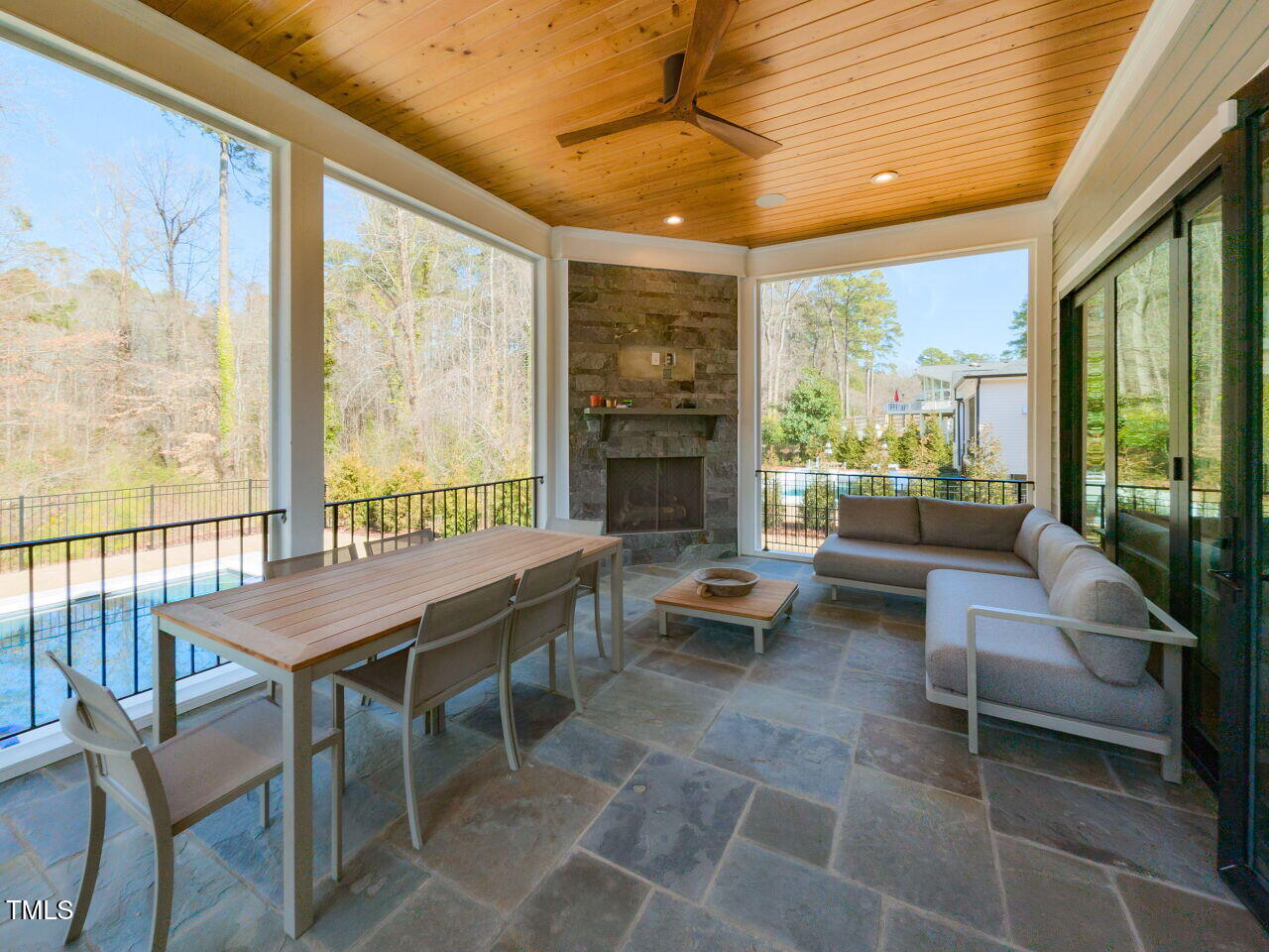 3416 Edgemont Drive Raleigh, NC 27612 - Photo 43 of 49 a room with patio furniture and a potted plant