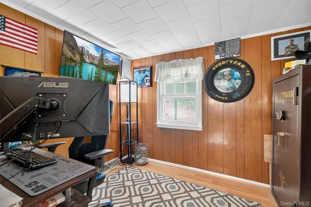 a very nice looking room with a large window