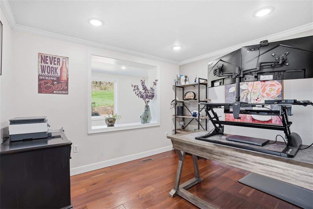128 Swain Hill Road Harmony, PA 16037 - Photo 13 of 46 Amazing natural lighting in your home office!
