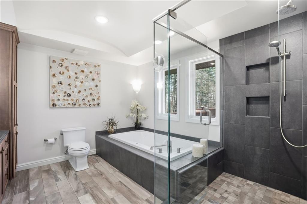 128 Swain Hill Road Harmony, PA 16037 - Photo 20 of 46 En-suite bathroom with heated ceramic floors, jet tub and