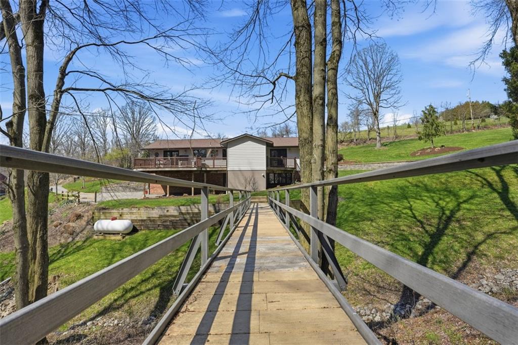 128 Swain Hill Road Harmony, PA 16037 - Photo 40 of 46 PRIVATE bridge!