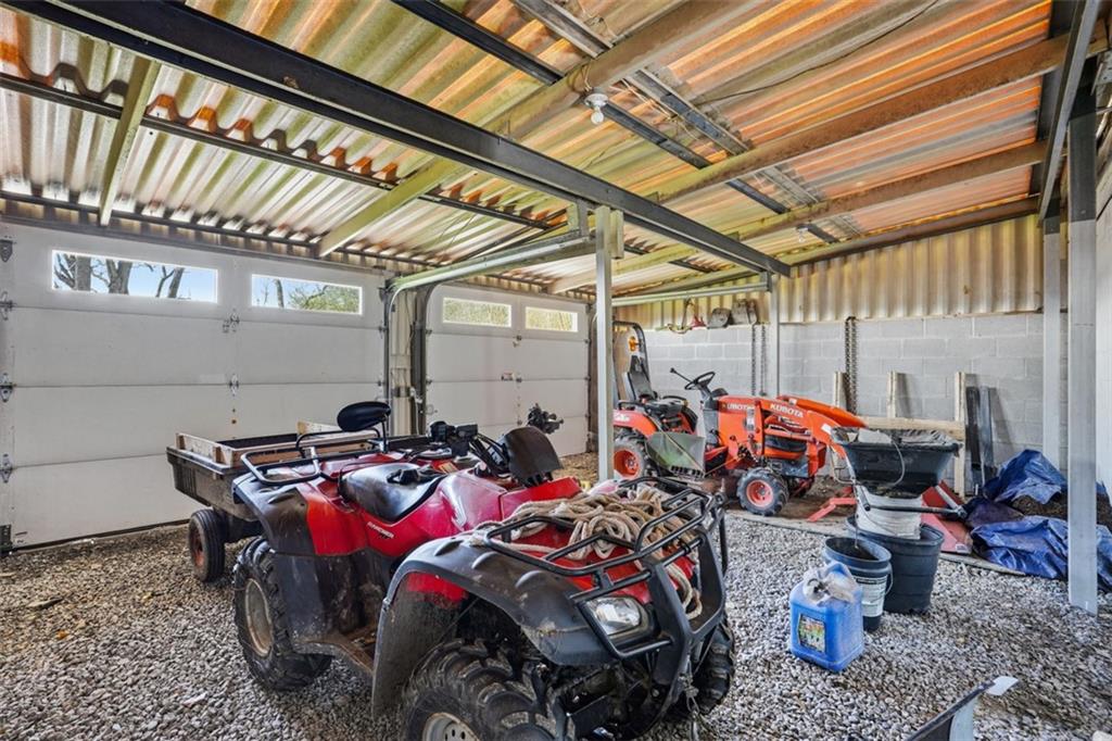 128 Swain Hill Road Harmony, PA 16037 - Photo 44 of 46 2 car additional attached and enclosed garage to barn