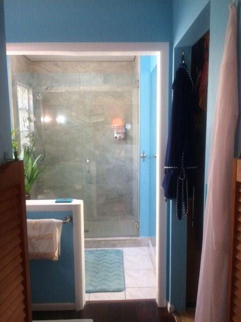 Master shower