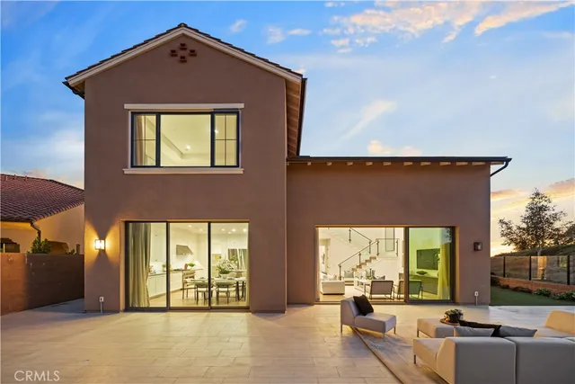 a view of a house with a outdoor space