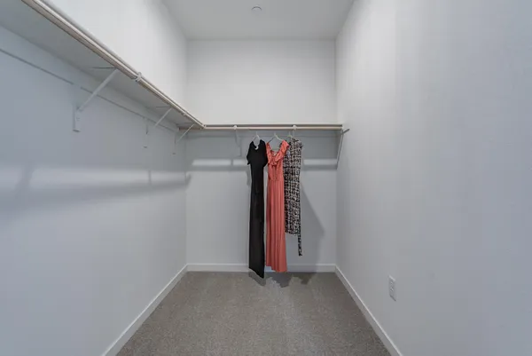 a view of a room with closet