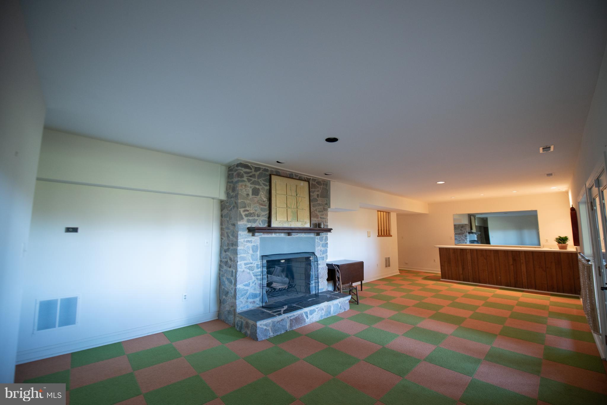 8467 Springs Road Warrenton, VA 20186 - Photo 22 of 28 Lower level family room with fireplace