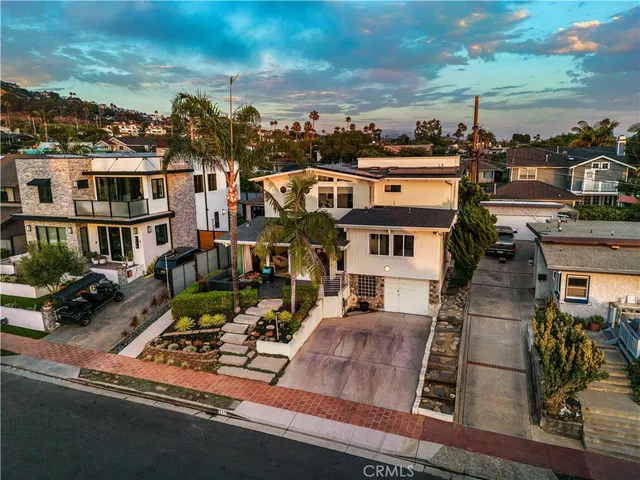 a view of a city that has tall buildings