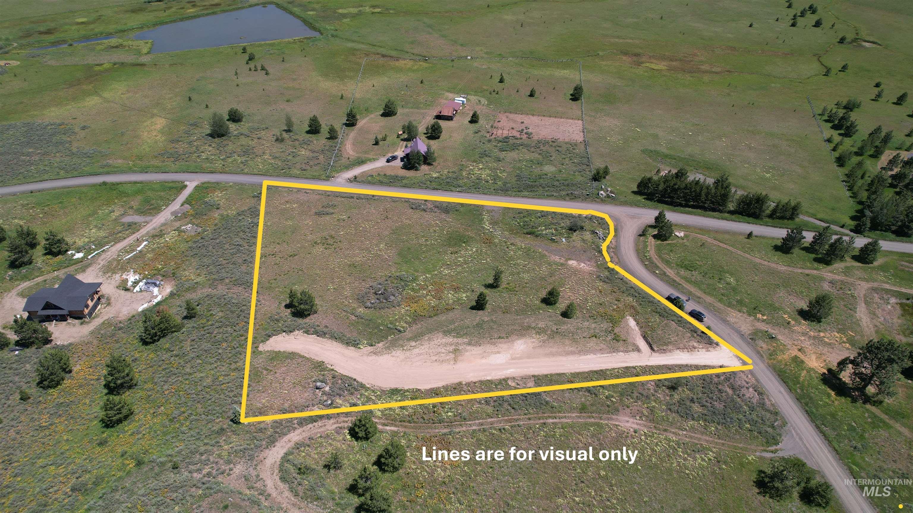 Lot 7 Wilderness Ranch Lane Cascade, ID 83611 - Photo 3 of 46 View of rural area with property boundaries highlighted