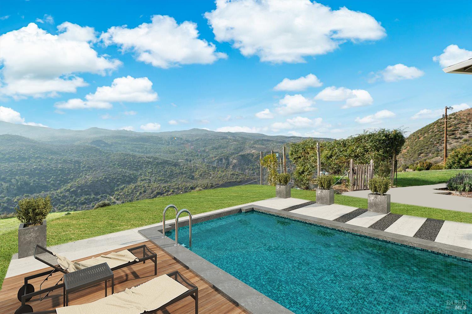 1987 Capell Valley Road Napa, CA 94558 - Photo 1 of 1 VIRTUAL Pool area.