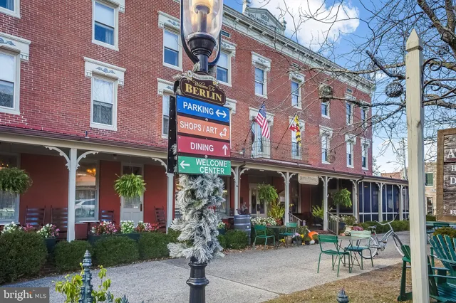 a front view of a building