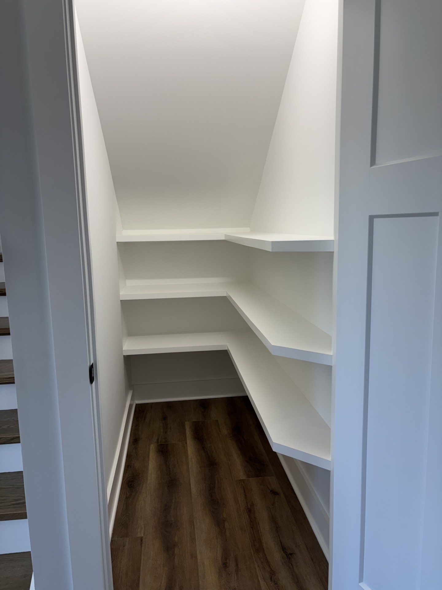 8184 Aedc Road Estill Springs, TN 37330 - Photo 22 of 43 a view of walk in closet with empty racks
