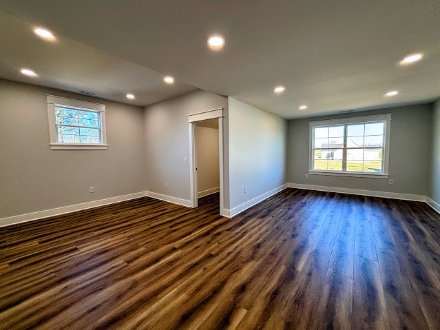 8184 Aedc Road Estill Springs, TN 37330 - Photo 40 of 43 an empty room with wooden floor and windows