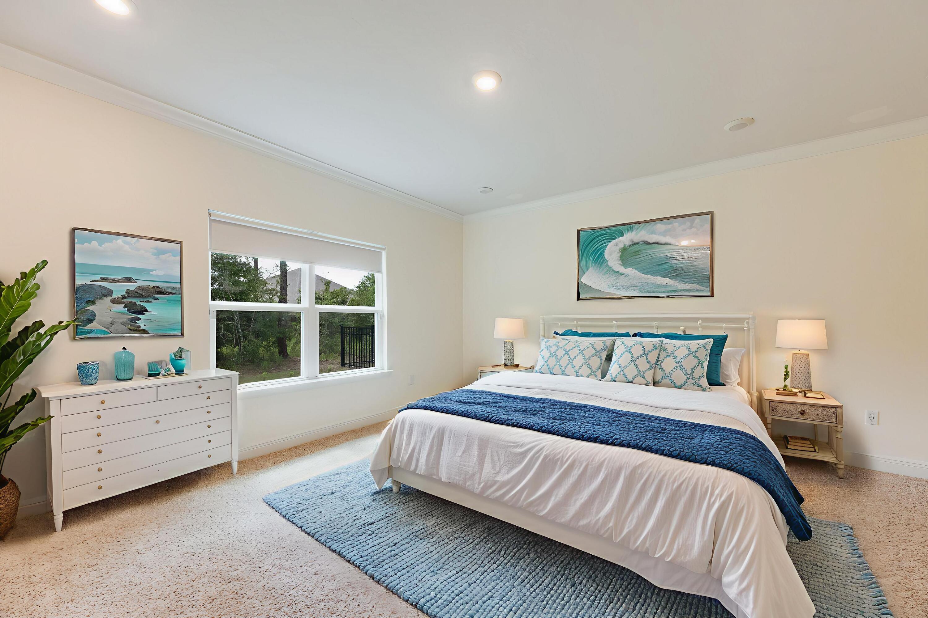 121 Lightning Bug Lane Freeport, FL 32439 - Photo 21 of 53 a bedroom with a bed and a window