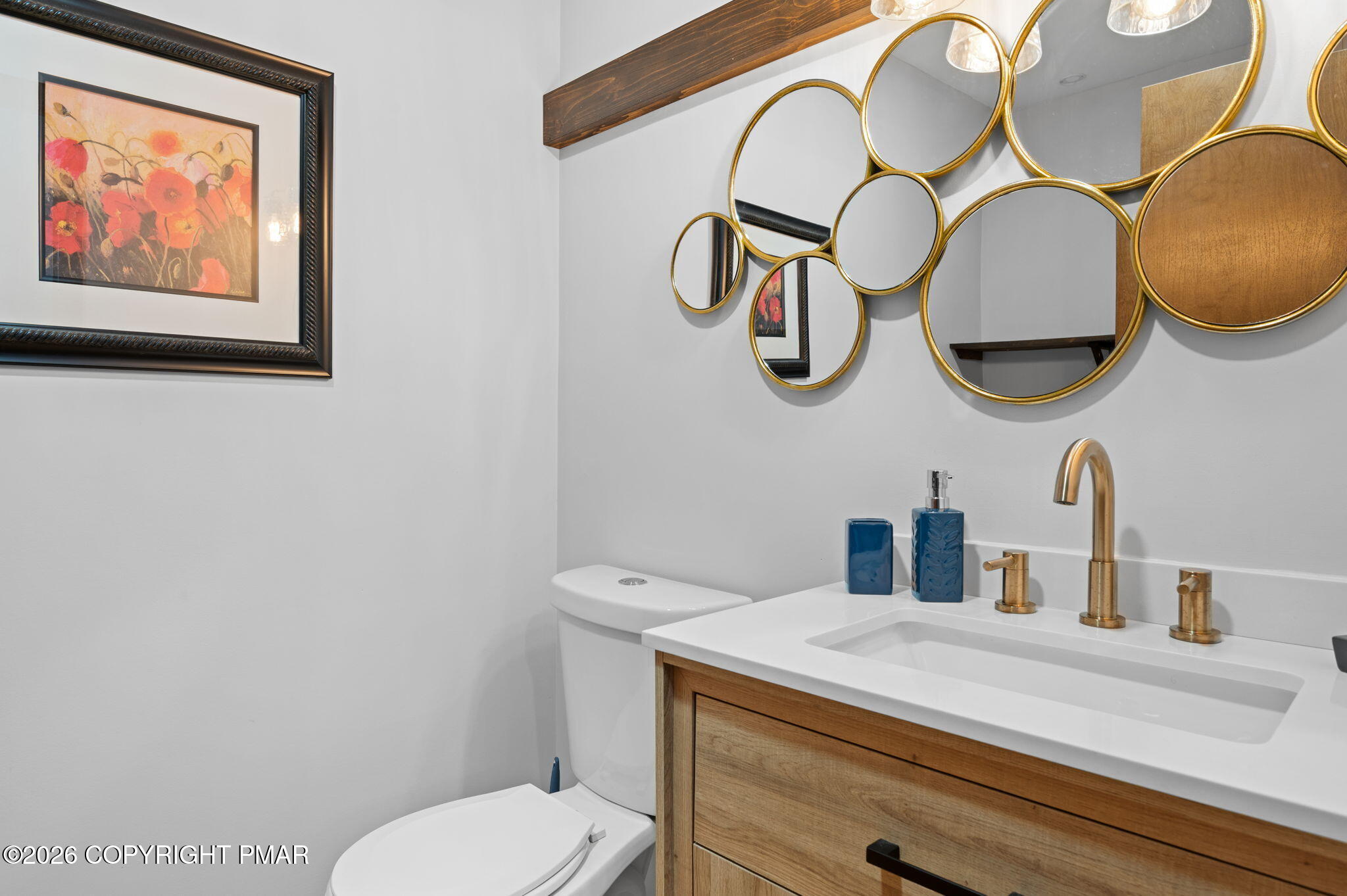 81 Split Rock Road Lake Harmony, PA 18624 - Photo 22 of 36 a bathroom with a toilet and sink