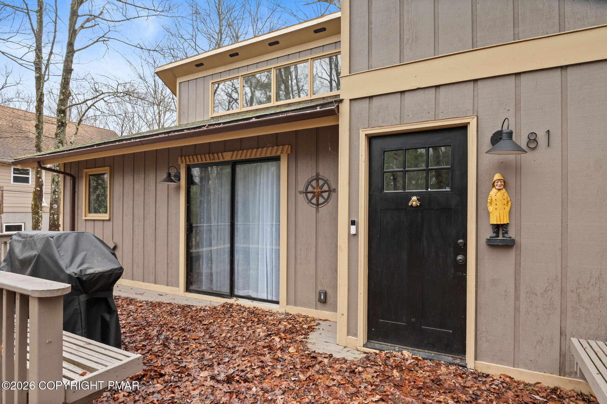 81 Split Rock Road Lake Harmony, PA 18624 - Photo 36 of 36 a view of a house with door and wooden fence