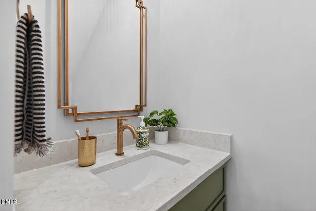 a view of hallway with furniture