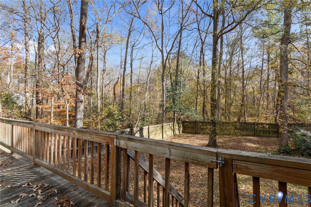14319 Key Deer Drive Midlothian, VA 23112 - Photo 29 of 42 a view of a wooden fence
