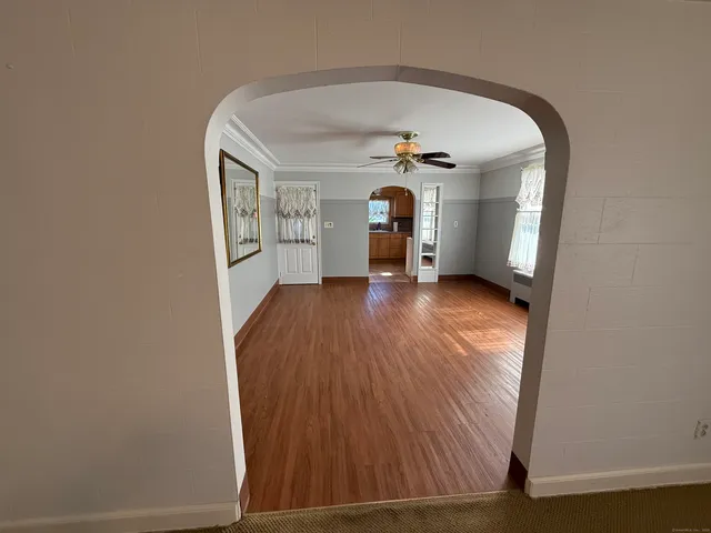 wooden floor in an empty room