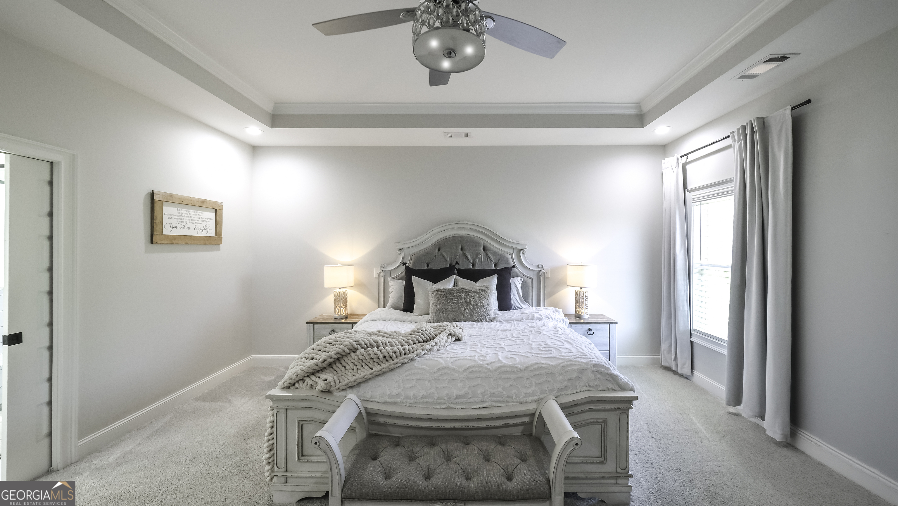 2392 Welcome Road Roopville, GA 30170 - Photo 25 of 43 a bedroom with a bed and a window