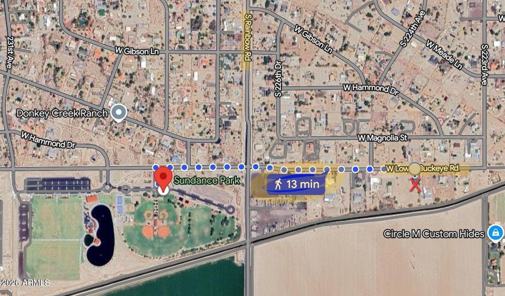 22417 West Lower Buckeye Road Buckeye, AZ 85326 - Photo 40 of 40 Map