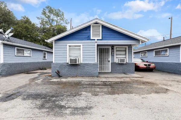 a car parked in front of house