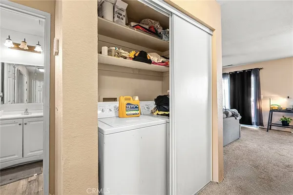 a view of washer and dryer